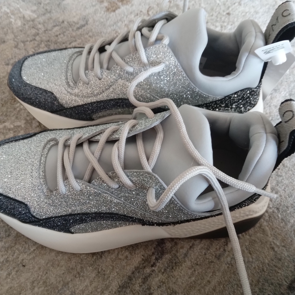 Stella McCartney metallic sneakers, s36